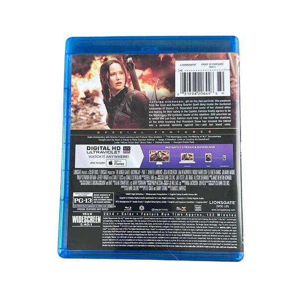 The hunger games mockingjay part 1 DVD Blu-ray - Picture 2 of 4
